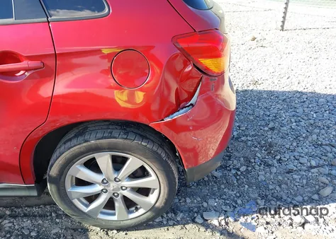 2015 Mitsubishi Outlander Sport Es из США, поврежденный, VIN 4A4AR3AU8FE056818